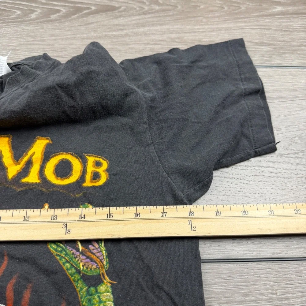 Hanes Mens T-Shirt Lynch Mob Wicked Sensation Tour 1990 Vintage Black Medium